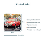 Personalised Photo Coaster — Square or Round (9cm)
