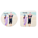 Personalised Photo Coaster — Square or Round (9cm)