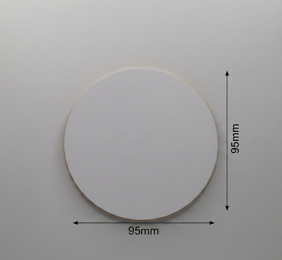 Personalised photo coaster 9cm — detail view 2