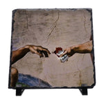 Personalised Photo Rock Slate — Large Square (20×20cm)