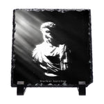 Personalised Photo Slate — Square Stone Frame (15×15cm)