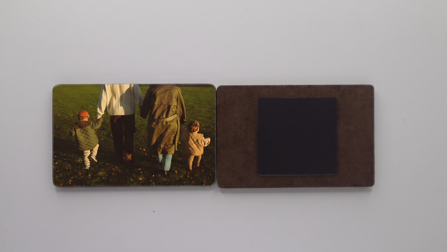 Personalised photo fridge magnet 7.5x5cm — main product view
