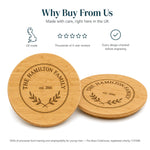 Personalised Bamboo Lazy Susan — Engraved Serving Turntable — Why Buy