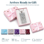 Personalised Dog Tag Necklace — Engraved Pendant — Gift Box
