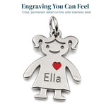 Personalised Family Charm Necklace — 06-engrave-detail