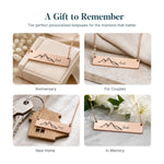 Personalised Horizontal Bar Necklace — Engraved Name Bar — Gift Ideas