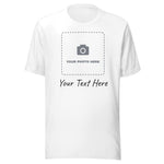 Personalised T-Shirt — Custom Photo & Text Tee (Unisex)
